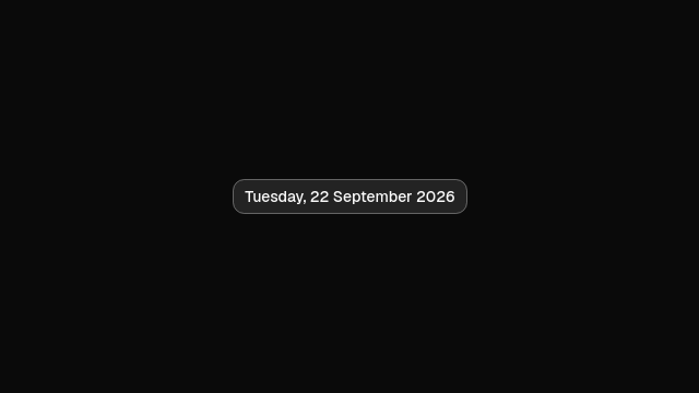 Static Date picker preview from the Qt gallery