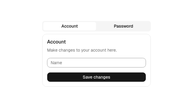 Static Tabs preview from the Qt gallery