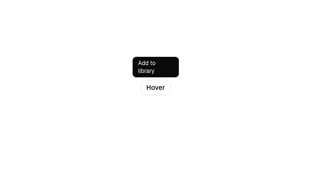 Tooltip component preview